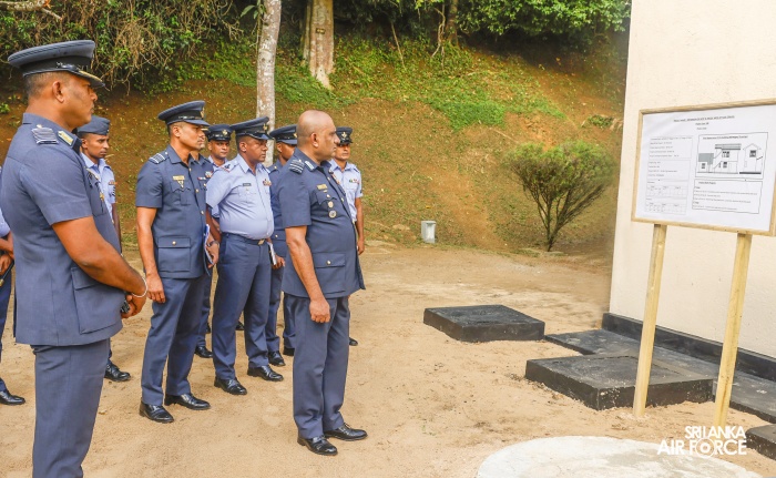 COMMANDER’S INSPECTION OF SLAF STATION KOGGALA