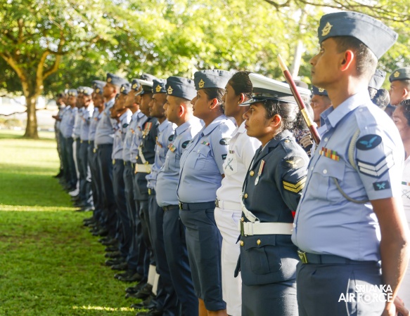 COMMANDER’S INSPECTION OF SLAF STATION KOGGALA