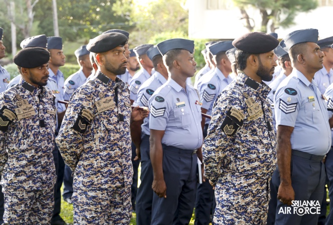 COMMANDER’S INSPECTION OF SLAF STATION KOGGALA