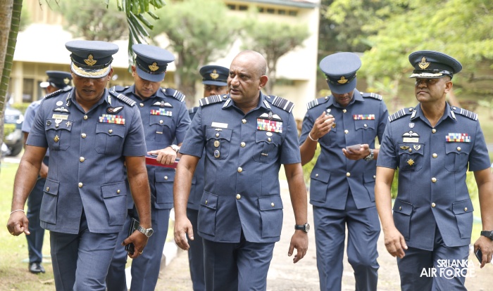 COMMANDER’S INSPECTION OF SLAF STATION KOGGALA