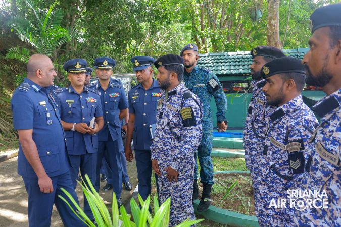 COMMANDER’S INSPECTION OF SLAF STATION KOGGALA