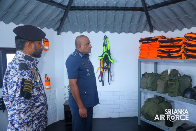 COMMANDER’S INSPECTION OF SLAF STATION KOGGALA