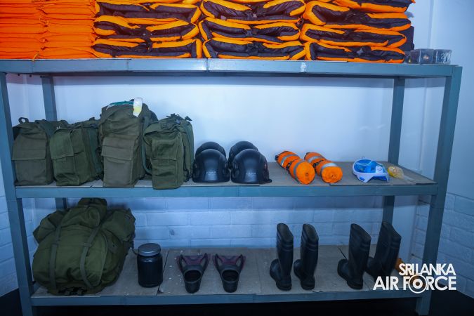 COMMANDER’S INSPECTION OF SLAF STATION KOGGALA