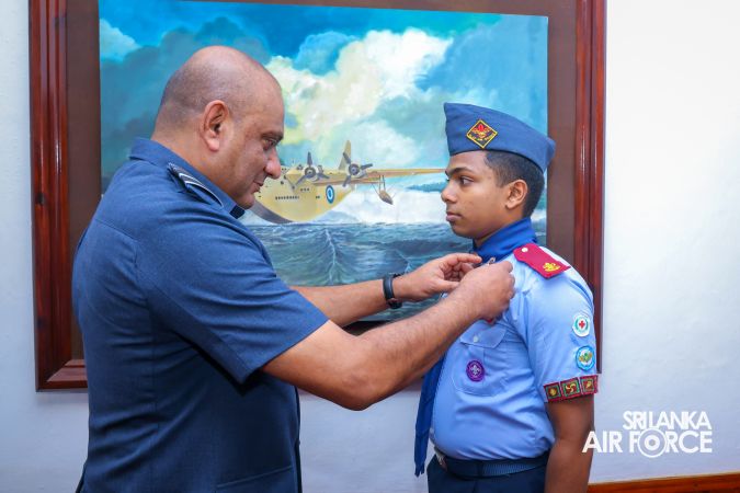 COMMANDER’S INSPECTION OF SLAF STATION KOGGALA