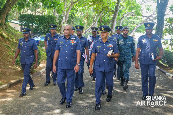 COMMANDER’S INSPECTION OF SLAF STATION KOGGALA