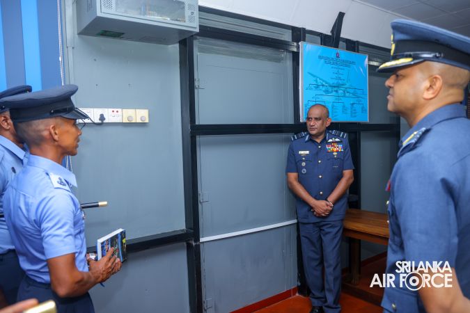 COMMANDER’S INSPECTION OF SLAF STATION KOGGALA