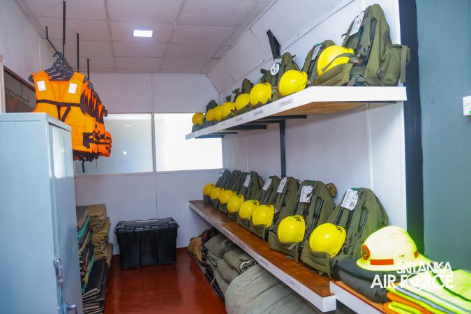 COMMANDER’S INSPECTION OF SLAF STATION KOGGALA
