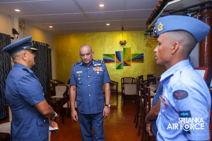 COMMANDER’S INSPECTION OF SLAF STATION KOGGALA