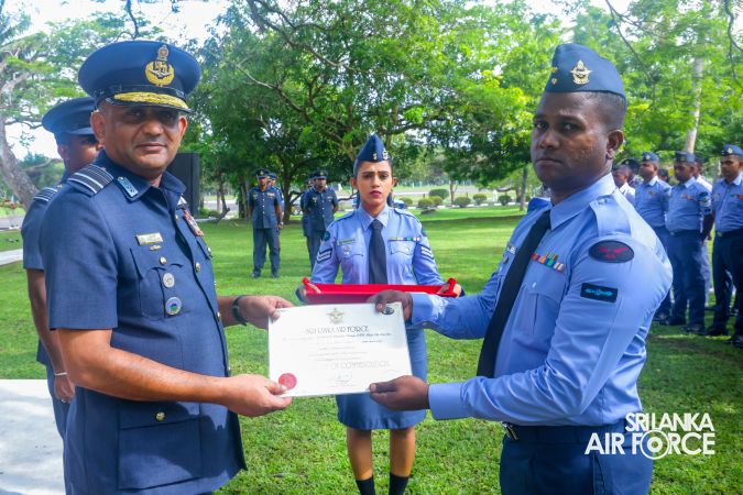 COMMANDER’S INSPECTION OF SLAF STATION KOGGALA