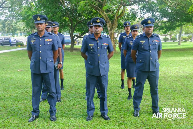 COMMANDER’S INSPECTION OF SLAF STATION KOGGALA