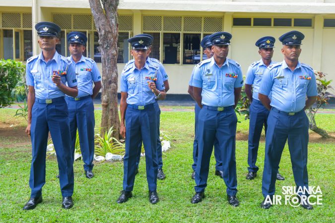 COMMANDER’S INSPECTION OF SLAF STATION KOGGALA