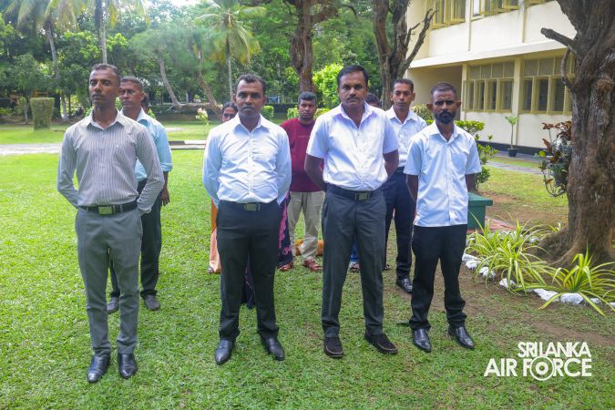 COMMANDER’S INSPECTION OF SLAF STATION KOGGALA