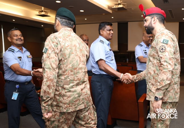 PAKISTAN NATIONAL DEFENCE UNIVERSITY (NDU) VISITS AIR FORCE HEADQUARTERS