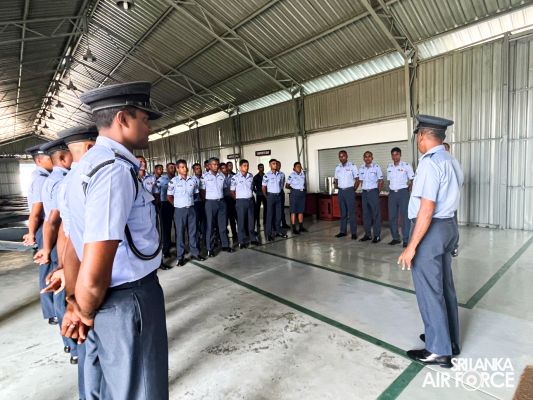 Assuming Duties of Commanding Officer AR&D Wing Station
Katukurunda