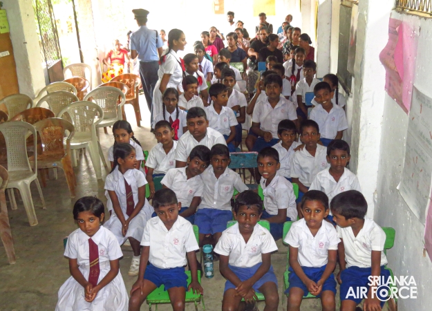 SLAF STATION KATUKURUNDA ORGANIZES BOOK DONATION PROGRAMME AT MALEGODA PRIMARY SCHOOL
