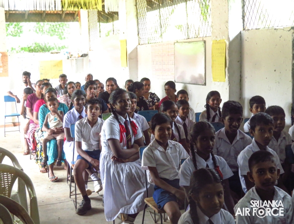 SLAF STATION KATUKURUNDA ORGANIZES BOOK DONATION PROGRAMME AT MALEGODA PRIMARY SCHOOL