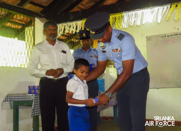 SLAF STATION KATUKURUNDA ORGANIZES BOOK DONATION PROGRAMME AT MALEGODA PRIMARY SCHOOL