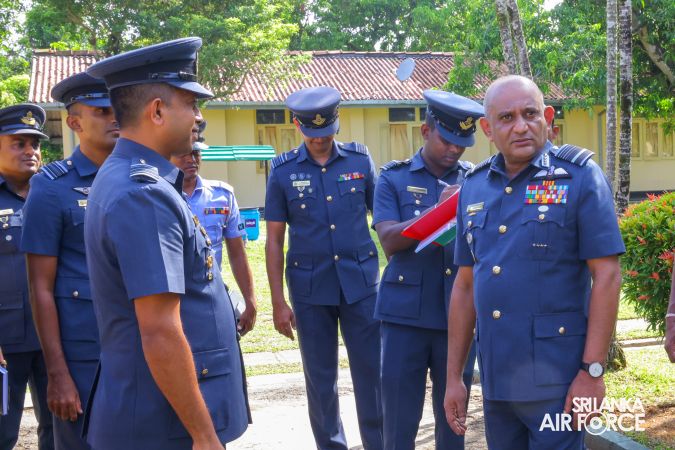 COMMANDER’S INSPECTION OF SLAF STATION KATUKURUNDA