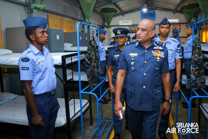 COMMANDER’S INSPECTION OF SLAF STATION KATUKURUNDA