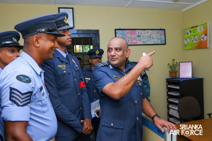 COMMANDER’S INSPECTION OF SLAF STATION KATUKURUNDA