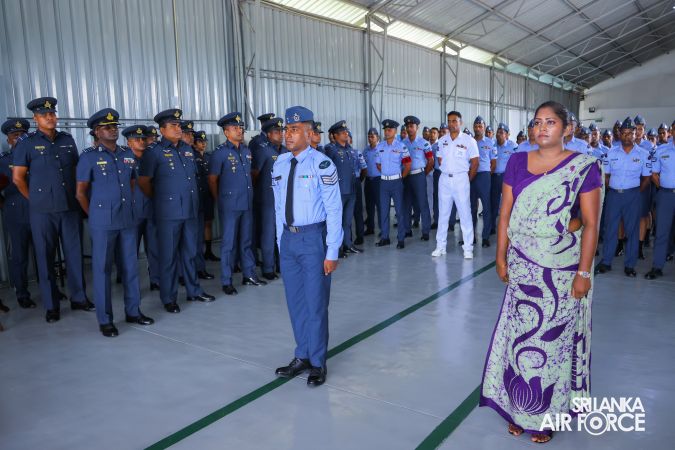 COMMANDER’S INSPECTION OF SLAF STATION KATUKURUNDA