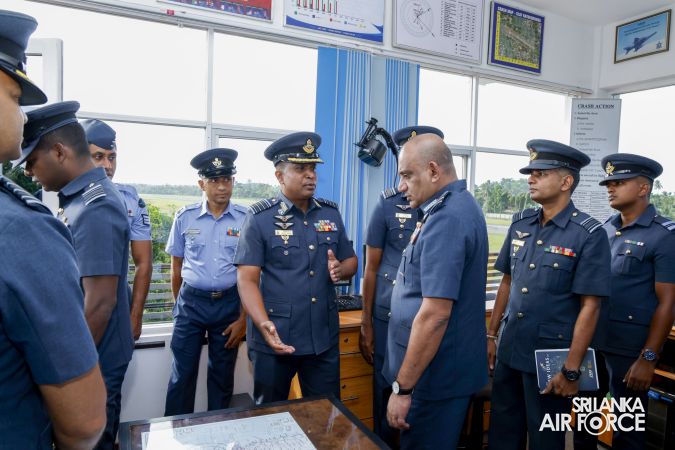 COMMANDER’S INSPECTION OF SLAF STATION KATUKURUNDA