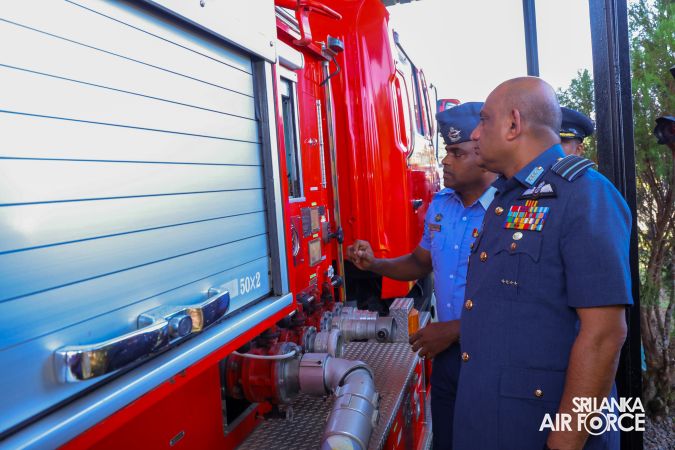 COMMANDER’S INSPECTION OF SLAF STATION KATUKURUNDA