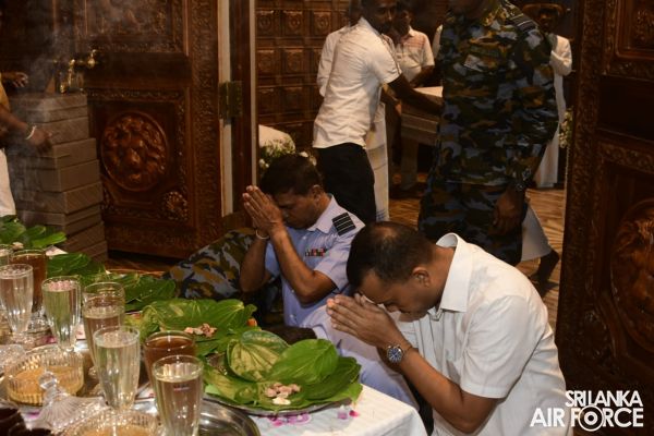 SLAF JOINS OPENING OF NEW CONSTRUCTIONS AT KURAGALA RAJAMAHA VIHARAYA AND STATE VESAK RELIGIOUS CELEBRATION - 2022
