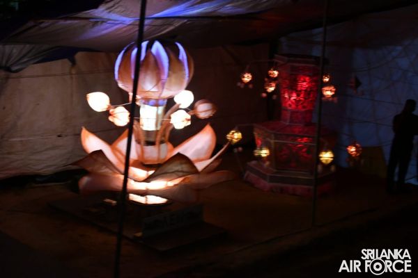 SLAF JOINS OPENING OF NEW CONSTRUCTIONS AT KURAGALA RAJAMAHA VIHARAYA AND STATE VESAK RELIGIOUS CELEBRATION - 2022