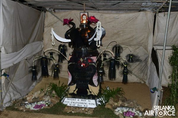SLAF JOINS OPENING OF NEW CONSTRUCTIONS AT KURAGALA RAJAMAHA VIHARAYA AND STATE VESAK RELIGIOUS CELEBRATION - 2022