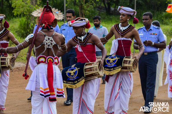 SLAF JOINS OPENING OF NEW CONSTRUCTIONS AT KURAGALA RAJAMAHA VIHARAYA AND STATE VESAK RELIGIOUS CELEBRATION - 2022