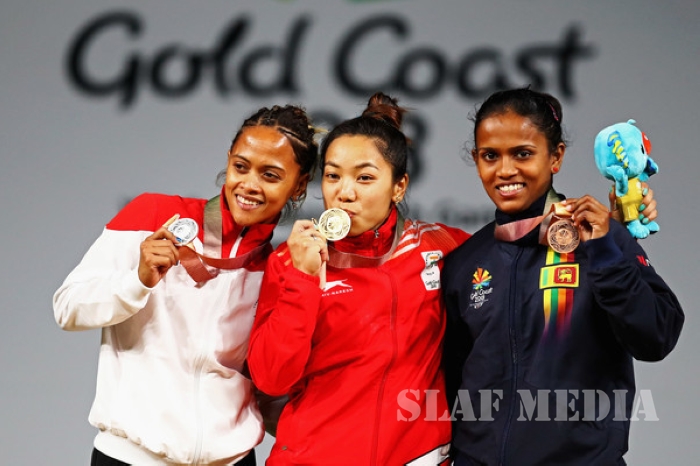 Leading Aircraftwoman Gomas BDH Returns with a Bronze Medal at the Commonwealth Games 2018