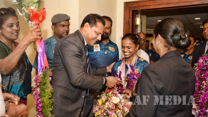 Leading Aircraftwoman Gomas BDH Returns with a Bronze Medal at the Commonwealth Games 2018