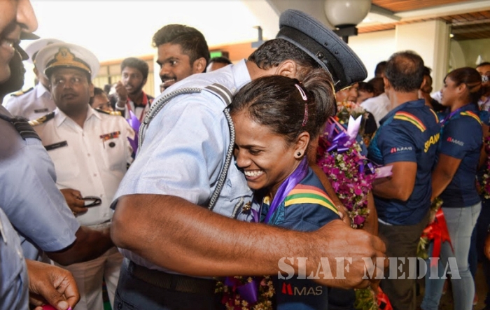 Leading Aircraftwoman Gomas BDH Returns with a Bronze Medal at the Commonwealth Games 2018