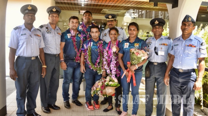 Leading Aircraftwoman Gomas BDH Returns with a Bronze Medal at the Commonwealth Games 2018