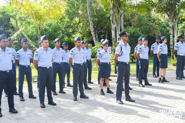 CHANGE OF COMMAND AT NO. 3 LEISURE & RECREATION WING, SLAF BASE KATUNAYAKE