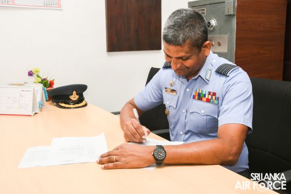 CHANGE OF COMMAND AT NO. 3 LEISURE & RECREATION WING, SLAF BASE KATUNAYAKE