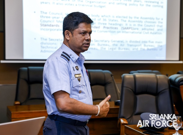 SLAF CONDUCTS WORKSHOP ON INTERNATIONAL AIR LAW AND AIR DEFENCE OPERATIONS