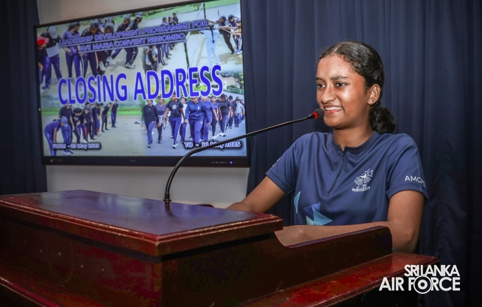 SLAF COMBAT TRAINING SCHOOL DIYATALAWA CONDUCTS THREE DAY LEADERSHIP DEVELOPMENT TRAINING PROGRAMME