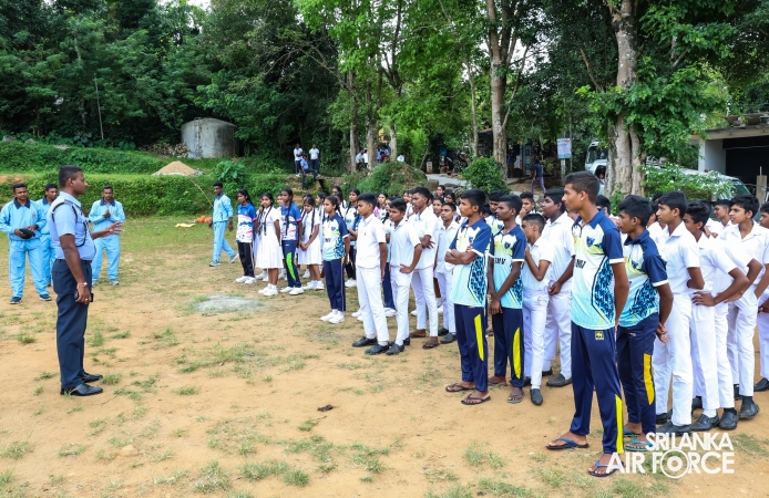 SLAF COMBAT TRAINING SCHOOL DIYATALAWA CONDUCTS COMMUNITY OUTREACH PROGRAMME UNDER THE CLEAN SRI LANKA PROJECT