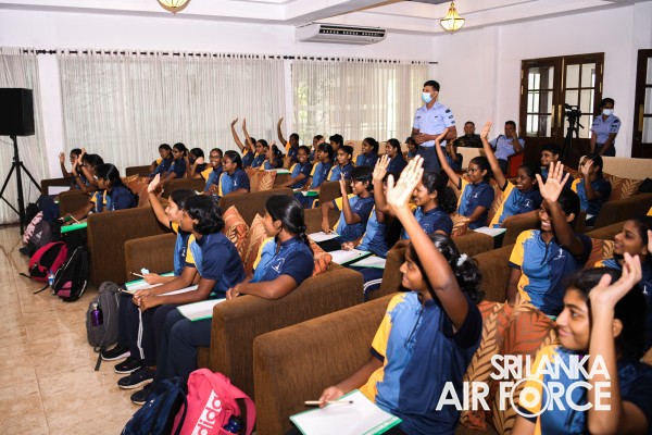 A
LEADERSHIP AND SKILLS DEVELOPMENT PROGRAMME CONDUCTS FOR JUNIOR PREFECTS
OF VISAKHA VIDYALAYA AT SLAF BASE RATMALANA