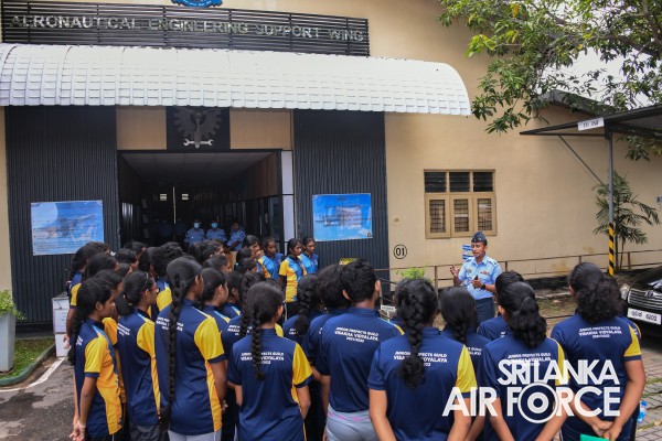 A
LEADERSHIP AND SKILLS DEVELOPMENT PROGRAMME CONDUCTS FOR JUNIOR PREFECTS
OF VISAKHA VIDYALAYA AT SLAF BASE RATMALANA