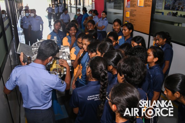A
LEADERSHIP AND SKILLS DEVELOPMENT PROGRAMME CONDUCTS FOR JUNIOR PREFECTS
OF VISAKHA VIDYALAYA AT SLAF BASE RATMALANA