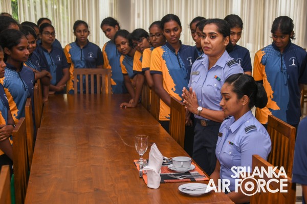 A
LEADERSHIP AND SKILLS DEVELOPMENT PROGRAMME CONDUCTS FOR JUNIOR PREFECTS
OF VISAKHA VIDYALAYA AT SLAF BASE RATMALANA