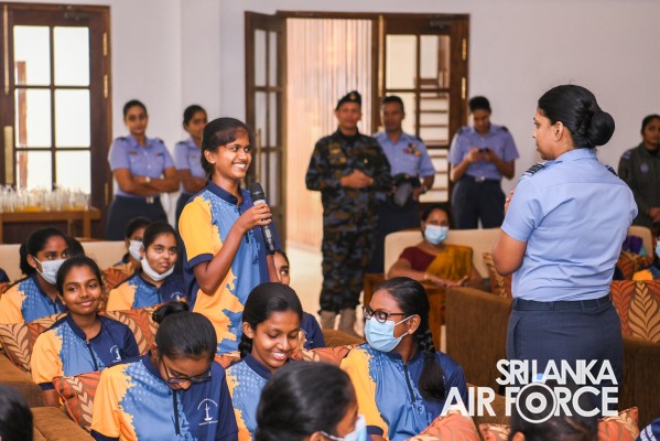 A
LEADERSHIP AND SKILLS DEVELOPMENT PROGRAMME CONDUCTS FOR JUNIOR PREFECTS
OF VISAKHA VIDYALAYA AT SLAF BASE RATMALANA