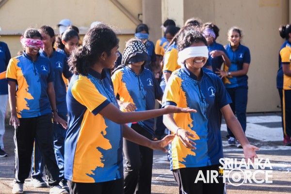 A
LEADERSHIP AND SKILLS DEVELOPMENT PROGRAMME CONDUCTS FOR JUNIOR PREFECTS
OF VISAKHA VIDYALAYA AT SLAF BASE RATMALANA