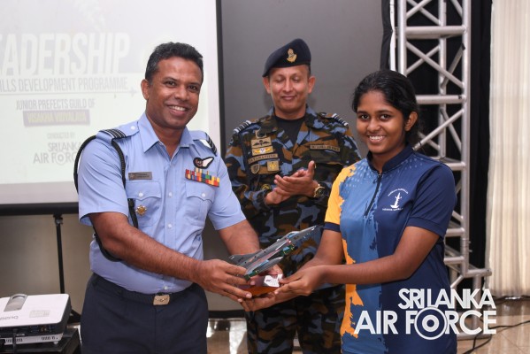 A
LEADERSHIP AND SKILLS DEVELOPMENT PROGRAMME CONDUCTS FOR JUNIOR PREFECTS
OF VISAKHA VIDYALAYA AT SLAF BASE RATMALANA