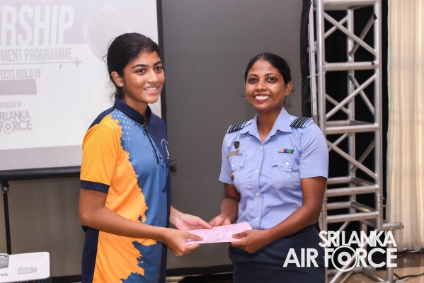 A
LEADERSHIP AND SKILLS DEVELOPMENT PROGRAMME CONDUCTS FOR JUNIOR PREFECTS
OF VISAKHA VIDYALAYA AT SLAF BASE RATMALANA