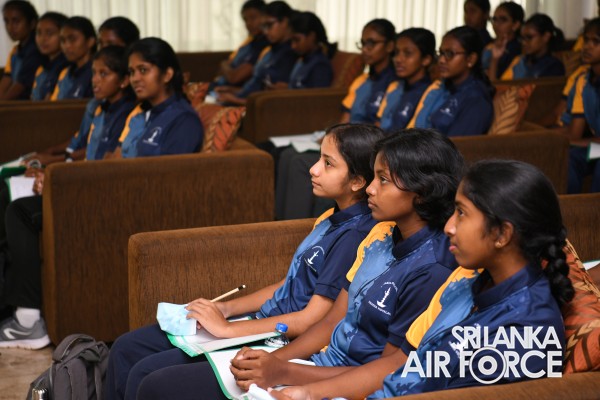 A
LEADERSHIP AND SKILLS DEVELOPMENT PROGRAMME CONDUCTS FOR JUNIOR PREFECTS
OF VISAKHA VIDYALAYA AT SLAF BASE RATMALANA
