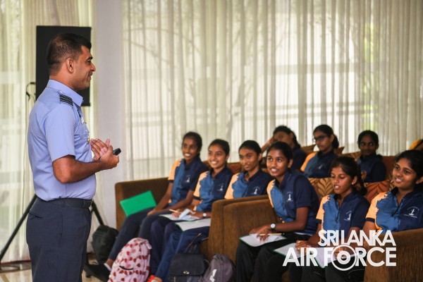 A
LEADERSHIP AND SKILLS DEVELOPMENT PROGRAMME CONDUCTS FOR JUNIOR PREFECTS
OF VISAKHA VIDYALAYA AT SLAF BASE RATMALANA